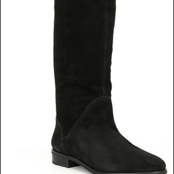 Gianni Bini Shoes - Gianni Bini Love-It Boots In Black Suede Size 8.5